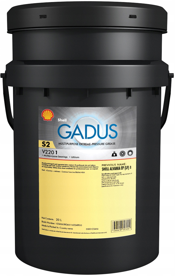 Мастило для ШРКШ та підшипників Gadus S2 V220 1 Shell 550028217